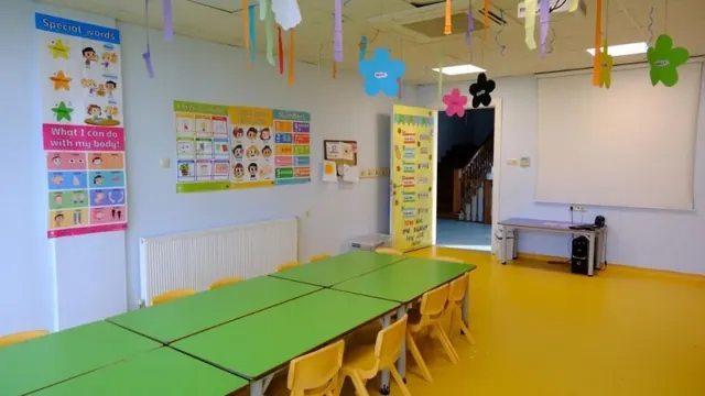Anaokulu İngilizce sınıfında oyunla dil etkinliği