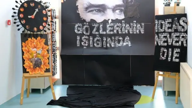 Okuldaki Atatürk köşesi