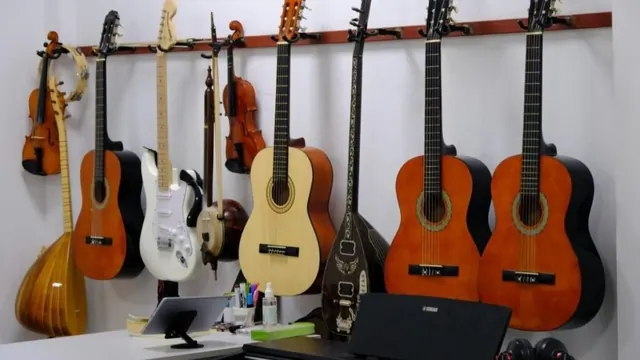 Müzik atölyesinde ders anı